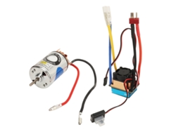 Kit De Motor Rc 550 Con Escobillas, Esc De 60 A, Bajo Nivel De Ruido, Conector T Macho Para Traxxas Hsp Hpi Crawler