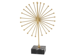 2026-escultura Abstracta Moderna De Metal Lujosa Hecha A Mano Decoración De Mesa Para Oficina Sala Estudio 7140l0102