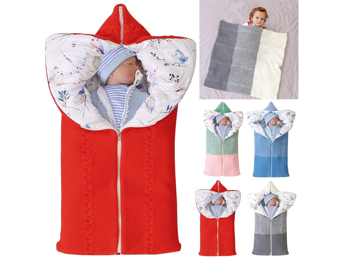 Saco De Dormir Para Bebé, Saco De Dormir Acolchado Antipatadas Con Cremallera Para Bebés De 0 A 24 Meses, Rojo, Czhhmart