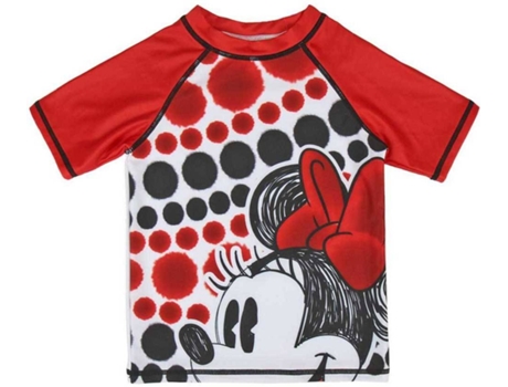 Rash guard Unisex CERDA GROUP Minnie Rojo para Natacion (3 Años)