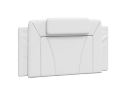 Maison Exclusive - Cojín Para Cabecero Viana Blanco, 100 Cm, Piel Sintética