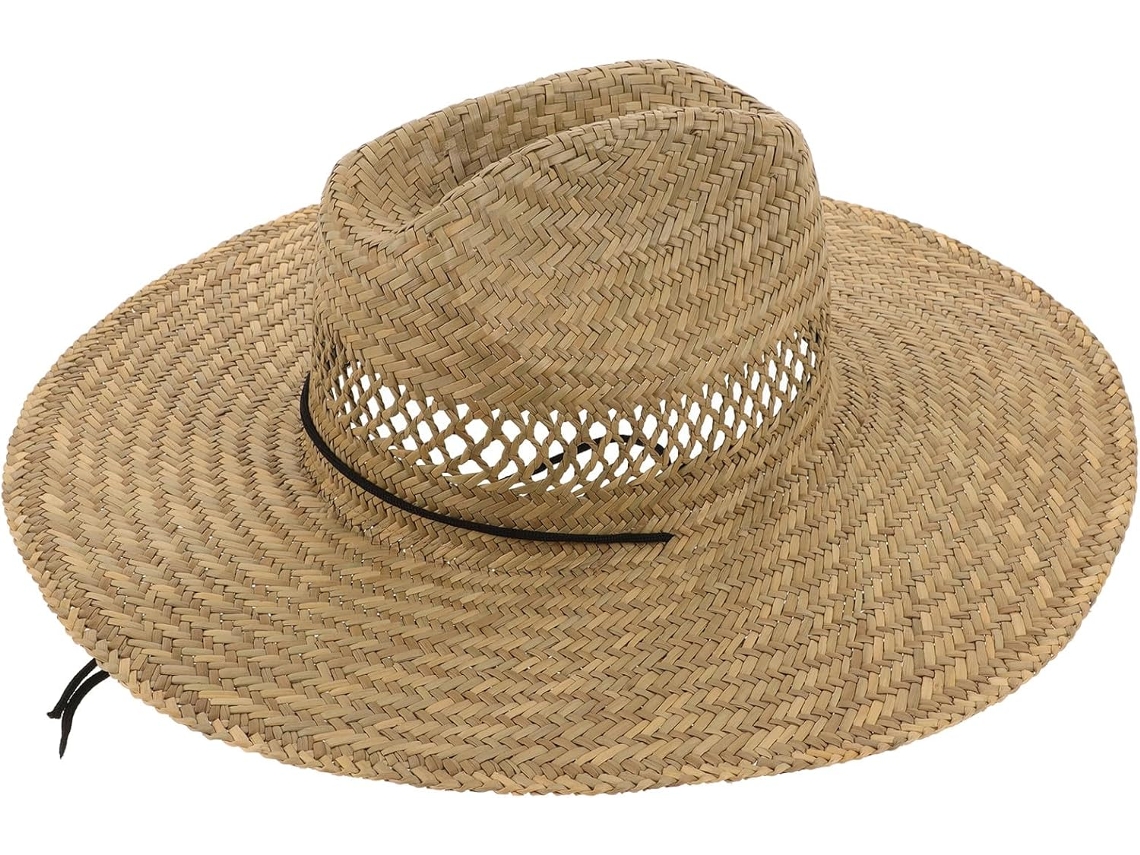 Sombrero Rústico De Paja Tejido A Mano Para Mujer De Ciieeo, Máxima Protección Solar, Transpirable.
