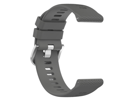 Correa de relógio de Silicona Gris oscuro 22 mm Garmin Forerunner 265 / 265 Music / 255 / 255 Music / Venu 2 / Vivoactive 4 INF