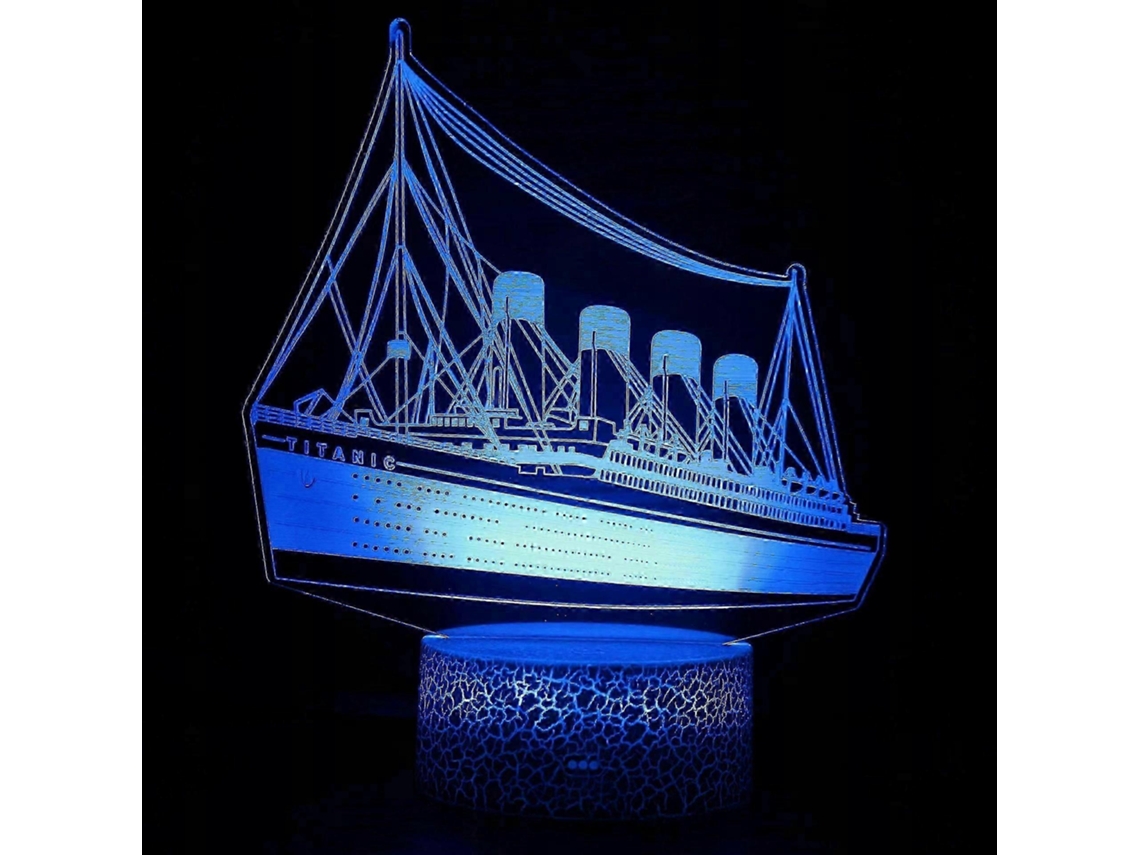 Luz nocturna Titanic para niños 3D 25 26 Rosewell