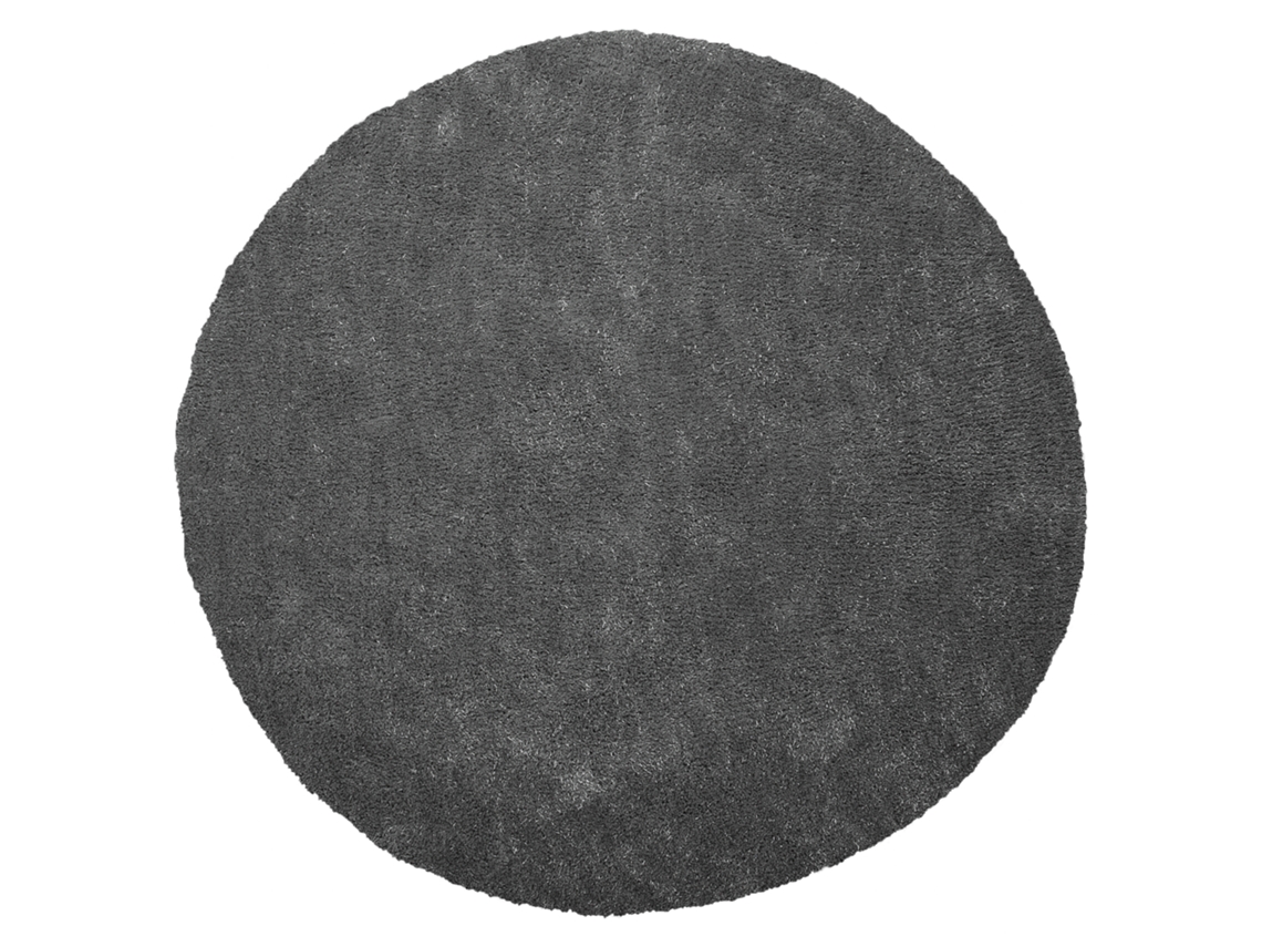 Alfombra BELIANI Demre de Poliéster Gris 140x140