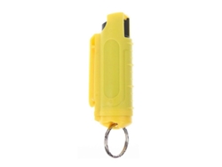 Llavero Protector Con Spray De Pimienta, De Plástico Amarillo, Para Emergencias Al Aire Libre.