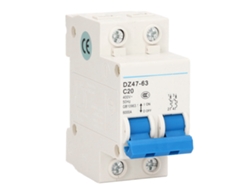 Disyuntor Miniatura Bipolar Con Aislador De Corriente Residual, Para Carril Din, 400v 20a C20