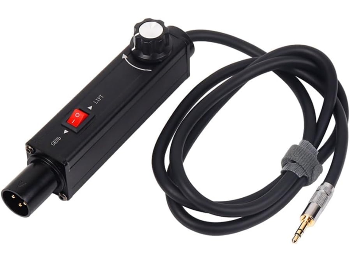 Aislador De Audio De 3,5 Mm A Xlr Con Tierra Común Para La Eliminación De Ruido.