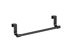 Toallero de acero inoxidable, barra para toallas de cocina, acero inoxidable negro, Tommy01