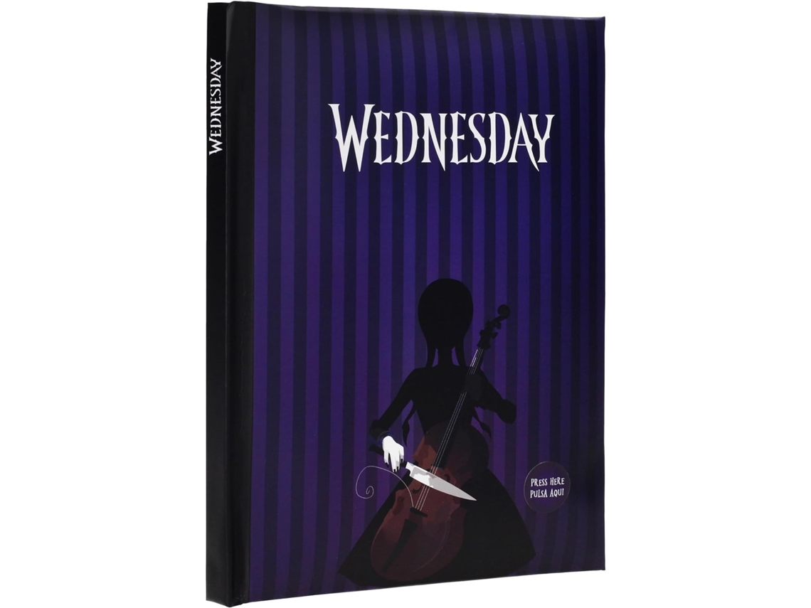Violonchelo Jugando Miércoles Cuaderno con Luz SD TOYS