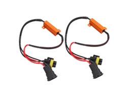 2 Resistencias Led Para Luces Traseras. Diseño Todo En Uno. Ligero Y Portátil. Fabricado En Aleación De Aluminio.