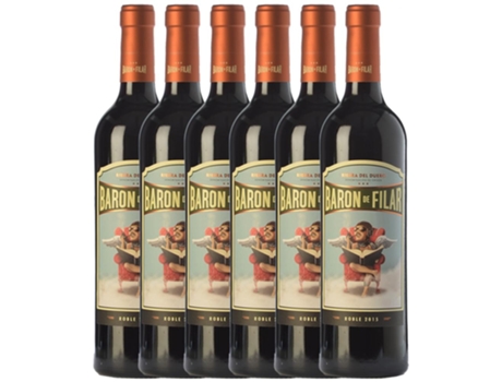 Vino PEÑAFIEL Peñafiel Barón De Filar Ribera Del Duero Roble (0.75 L - 6 unidades)