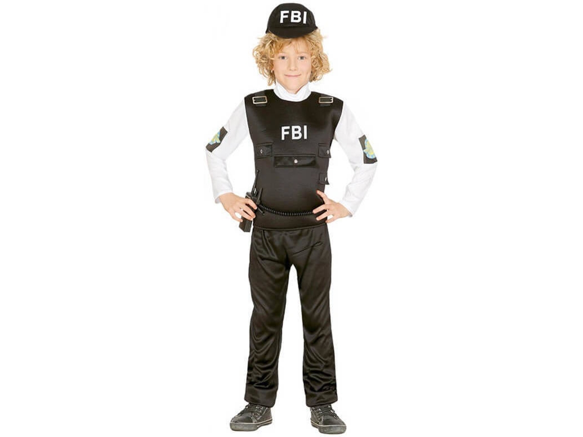 Disfraz de Niño DISFRAZZES Policía Del F.B.I. (Talla: 7 a 9 años)