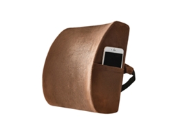 Almohada De Espuma Viscoelástica Para Soporte Lumbar, Marrón, Para Silla De Oficina O Coche Alivia El Dolor Lumbar Gertiz