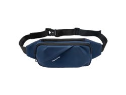 2026-bolsa Lumbar Linjou, Mochila Bandolera Grande Con 4 Bolsillos Zipper, Resistente Al Agua (azul)