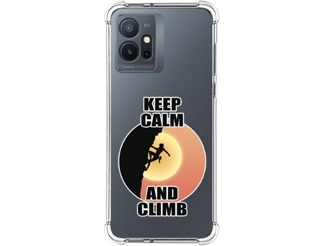 Carcasa para Vivo Y55 5G TUMUNDOSMARTPHONE Dibujos Antigolpes Mujer Escalada Multicolor
