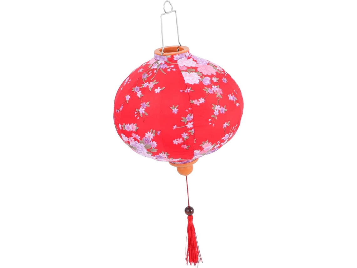 Linterna De Exterior De Satén Impermeable De 30 Cm Para Decoración Del Festival De Primavera.