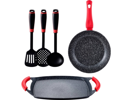 Batería de Cocina SAN IGNACIO (Aluminio - 26 cm - 5 Un)