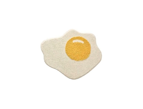 Alfombra de baño con diseño de huevo, kit de cama de entrada, felpudo C, 70x58cm