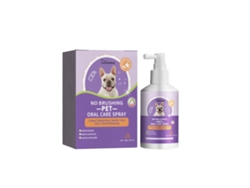 Spray limpiador dental Yegbong para perros y gatos, refresca el aliento, cuidado bucal.