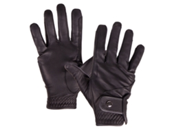 Guantes de montar de cuero QHP Pro XS