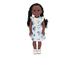 Ats-muñeca Adorable Con Brazos Y Piernas Móviles Pelo Largo Simulación Posable Juguete Para Niños
