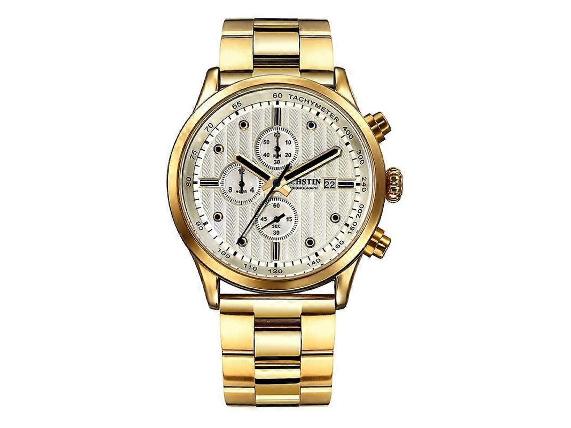 Reloj de cuarzo multifuncional Ochstin 7244 para hombre con correa de acero de moda Hengrongshen