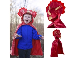 Jurassic World Halloween Flame Dragon Unicorn Dragon Capa infantil160cm