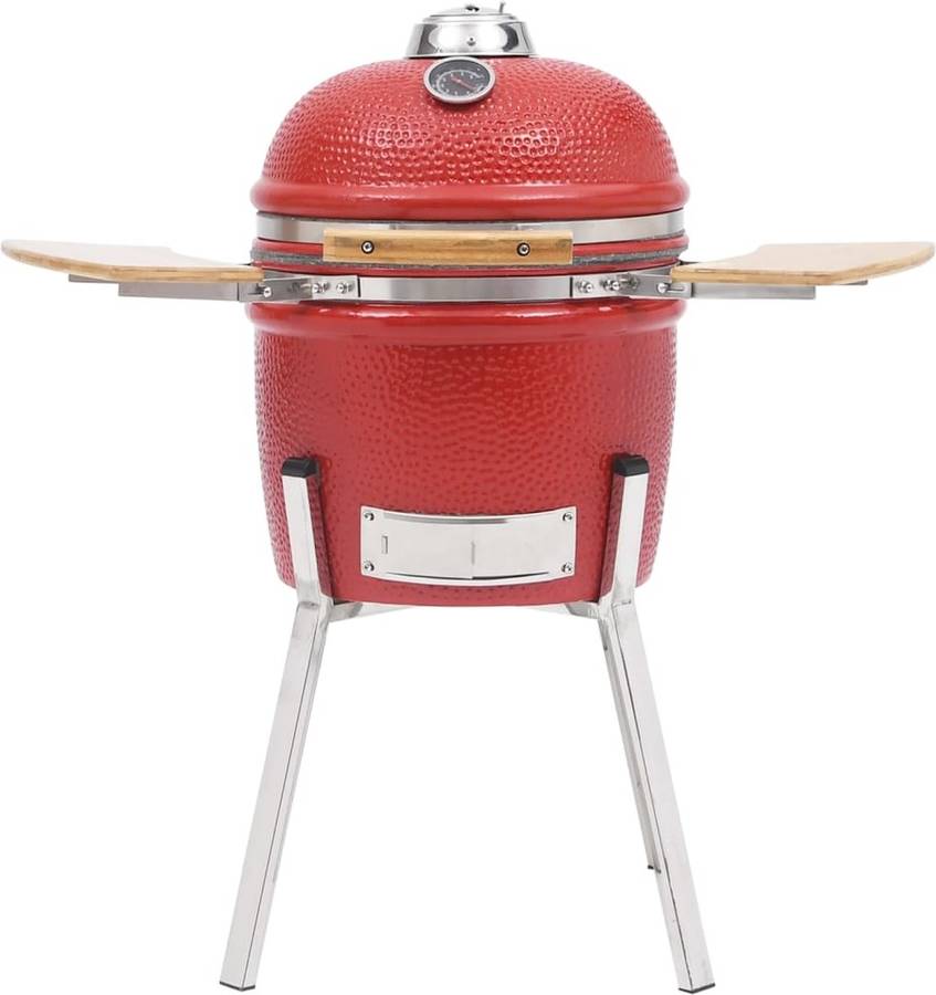 Barbacoa Ahumadora Vidaxl kamado de 81 cm rojo 38x81 81cm