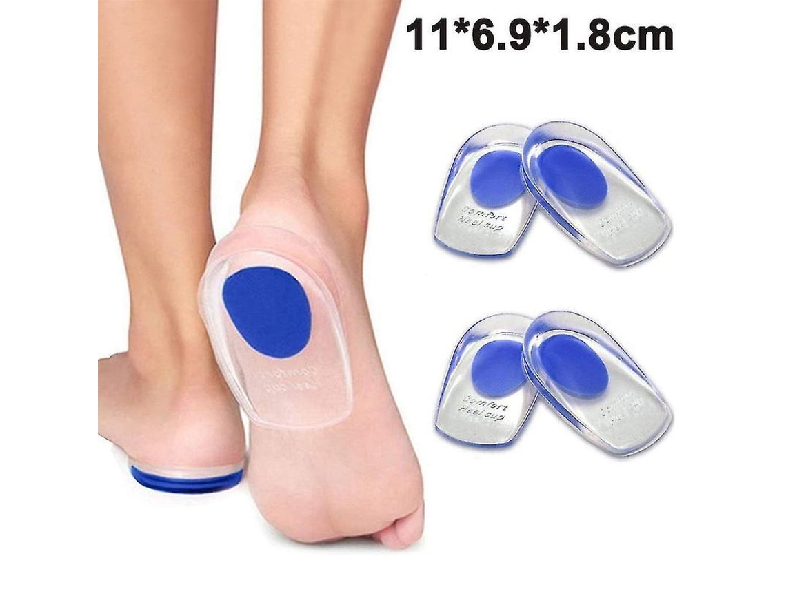 Talonera De Silicona Para Fascitis Plantar: Soporte Para El Talón Con Alivio Inmediato Del Dolor.