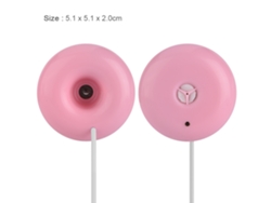 Humidificador De Atomização Usb Mini Em Forma De Donut Portátil Para Casa Escritório Carro Rosa