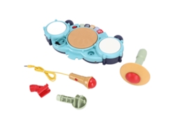 Batería Electrónica Multifuncional Segura Para Niños Con Micrófono - Juguete Musical Para Niños