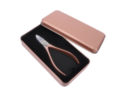 KOFIHETY Cortauñas en Acero Inoxidable para Uñas Encarnadas Cortacutículas Tono Dorado Rosa