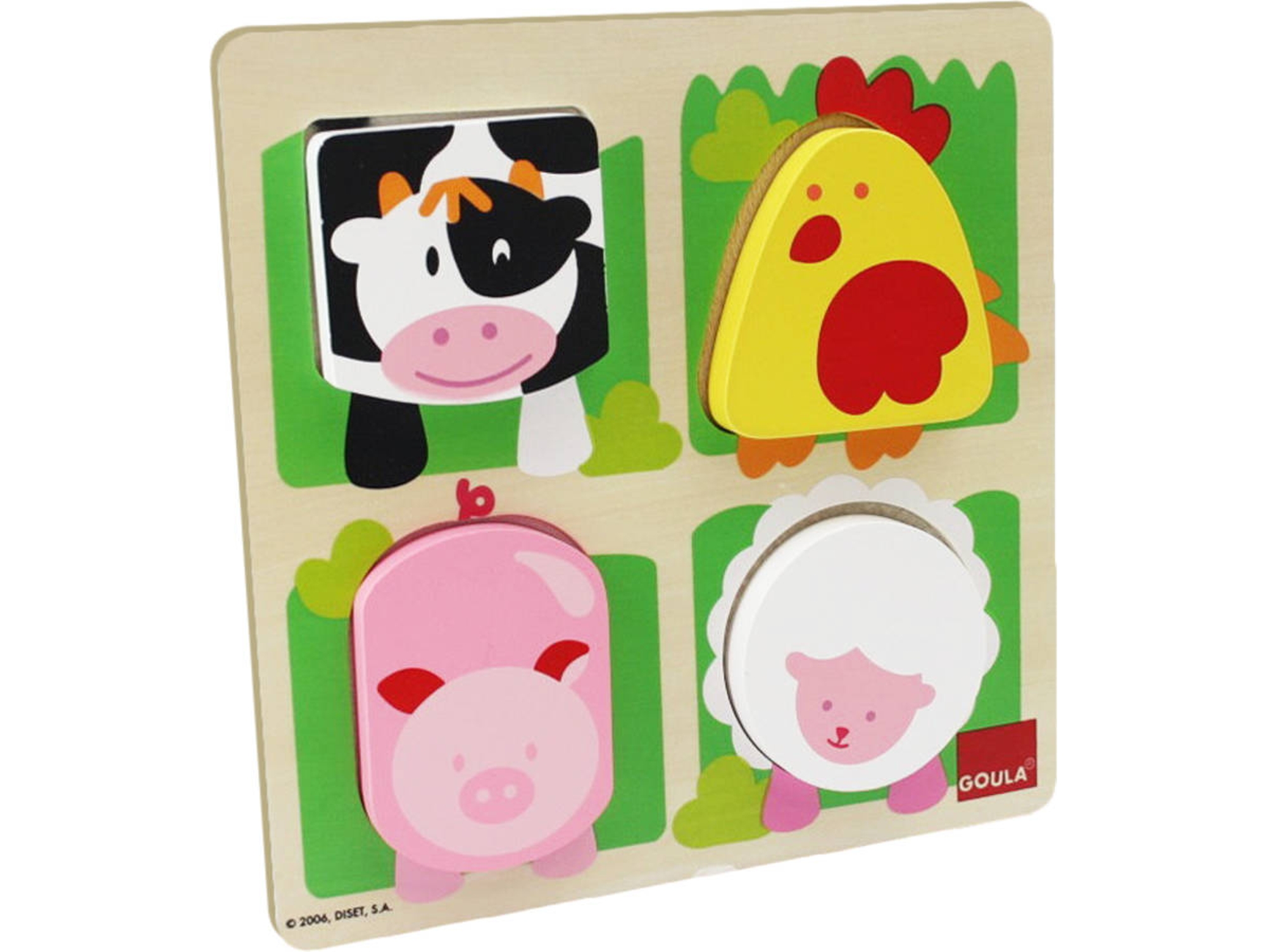Puzzle JUMBO Farm Animals (5 Piezas)