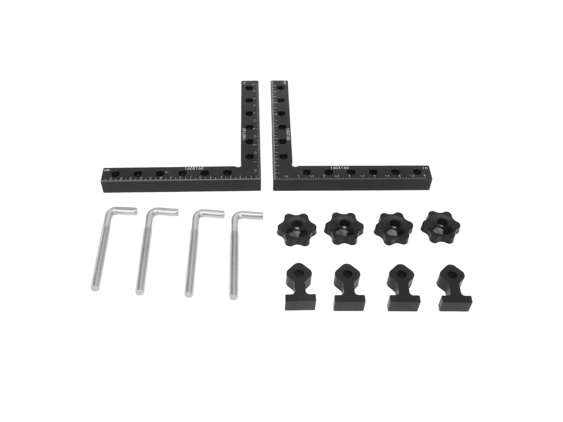 Abrazadera De Esquina 90 Grados De Aluminio Para Carpintería Y Muebles De Posicionamiento Y Sujeción