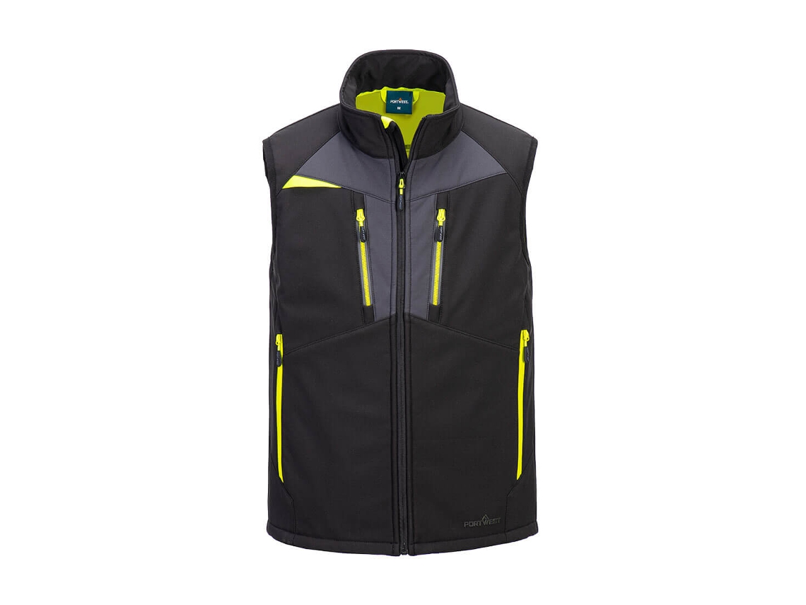 Chaleco Softshell Dx4: Impermeable, Transpirable Y Funcional Negro / Xl