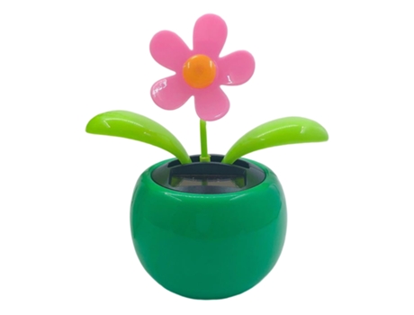 Adorno de coche divertido con energía solar de dibujos animados vibrante decoración ornamental regalos tablero de automóvil bailando flor juguete o...