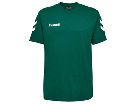 Camiseta de Hombre para Fútbol HUMMEL Go Algodón Verde (M)