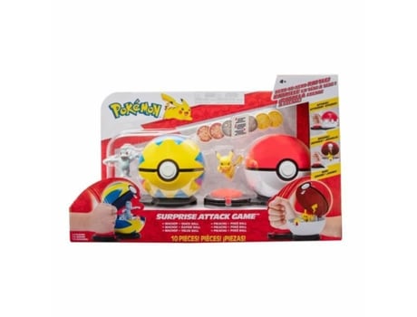 Figuras de Acción POKÉMON Surprise Attack Game (Edad Mínima Recomendada: 4 años)