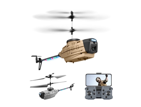 VPCOMERCIAL - Drone Ky202 control remoto (4K - Duración de la batería: 15 min - Amarillo)
