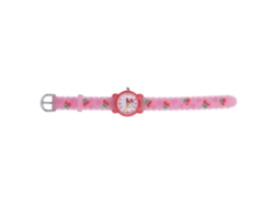 Reloj De Niña Con Diseño De Dibujos Animados, Resistente Al Agua, Ajustable, Regalo Para Niñas De 3 A 8 Años, Color Rojo.