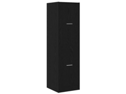 Mueble de farmacia de roble negro 40 x 41 x 144,5 cm MAISON EXCLUSIVE