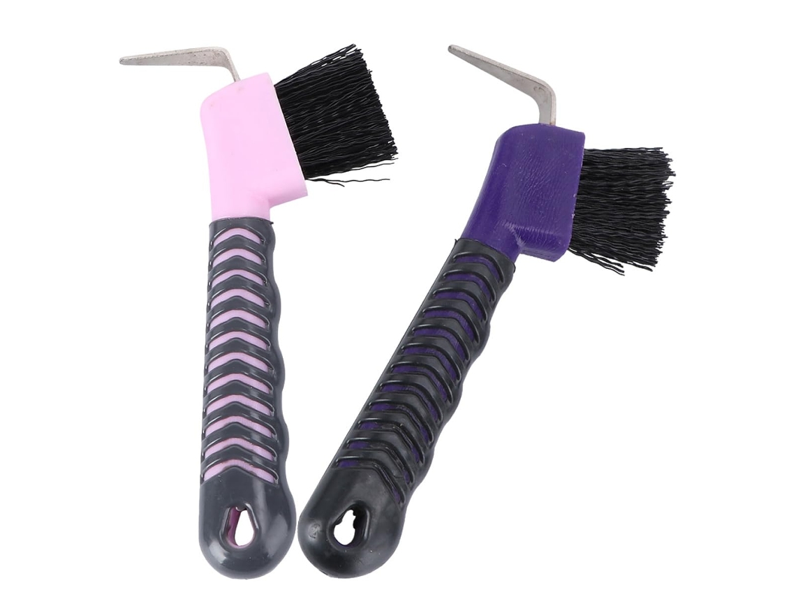 Juego de 2 cepillos de limpieza para zuecos de caballo SFUSHOS