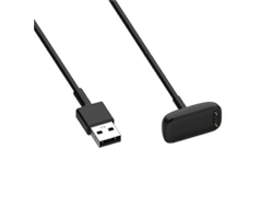 Cargador magnético portátil con cable de carga USB para reloj inteligente Fitbit Luxe LY Ebike (longitud del cable: 50 cm)