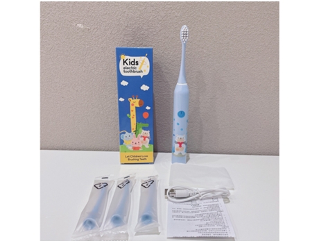 Cepillo de dientes eléctrico Cepillo de dientes rotatorio para niños HHZ Niños Ultrasonic4 Cabezales de cepillo