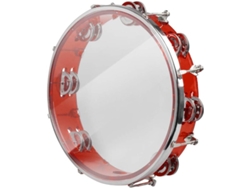 Pandereta De 10 Pulgadas Campana De Metal De Doble Fila Ajustable Instrumento De Percusión De Pandereta Manual Con Manivela CUICH