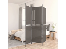 Biombo Divisor | Biombo Separador | Separador De Ambientes De 3 Paneles De Tela Gris Antracita 150x180 Cm