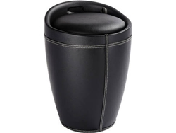 Cesto para ropa WENKO 21774100 Poliéster Negro