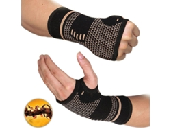 Mangas De Compresión Copper Cuff, Favorecen La Circulación Y Alivian El Dolor, Par, Talla M