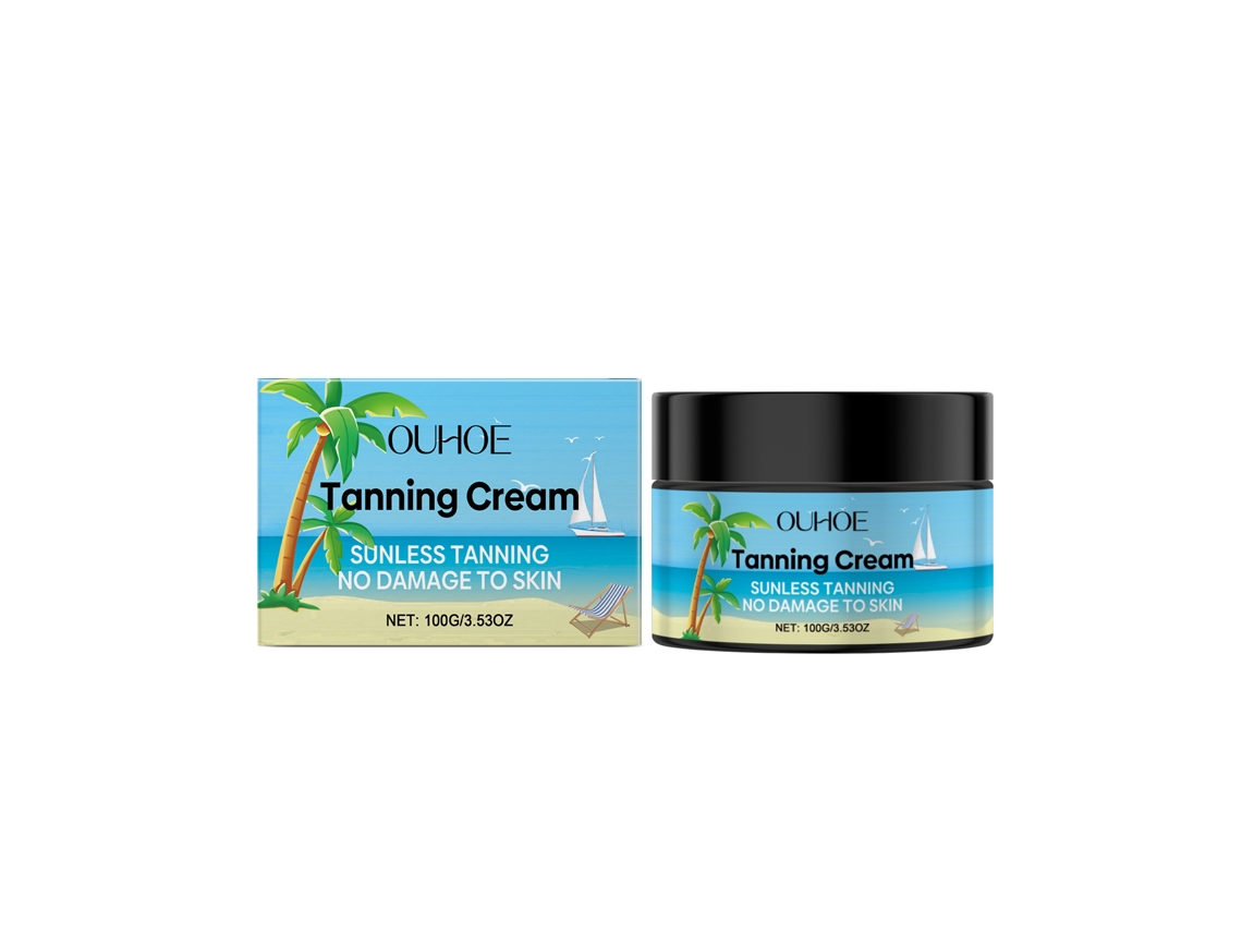 Crema bronceadora nutritiva para la piel